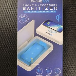 PhoneSpa Phone & Accessory Sanitizer with Wireless Charging Pad